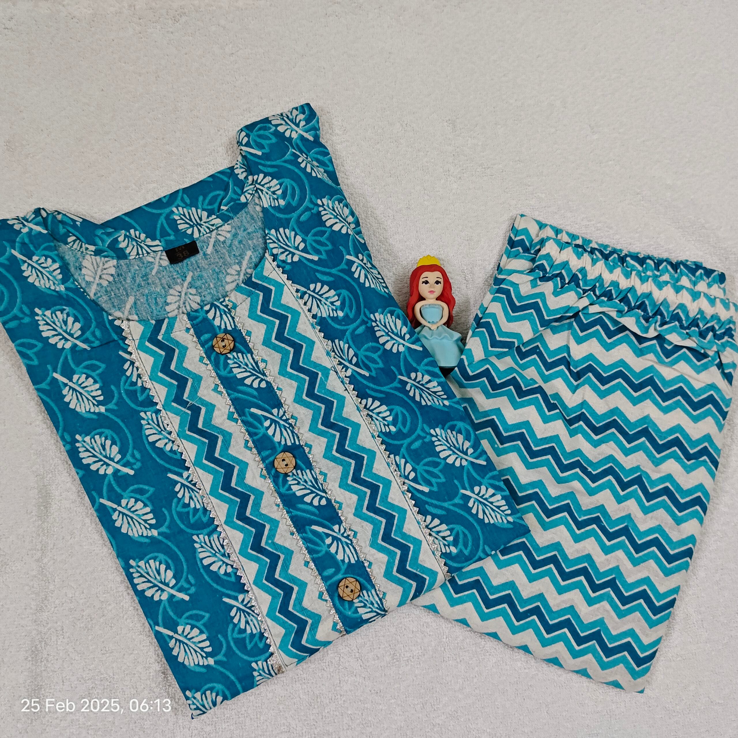 Cotton top with bottom