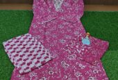 Cotton top with bottom and duppata